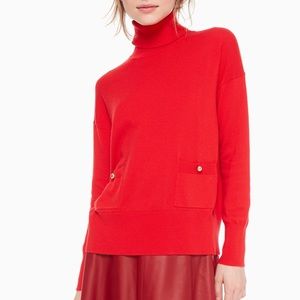 Kate Spade Turtleneck Sweater with Pockets